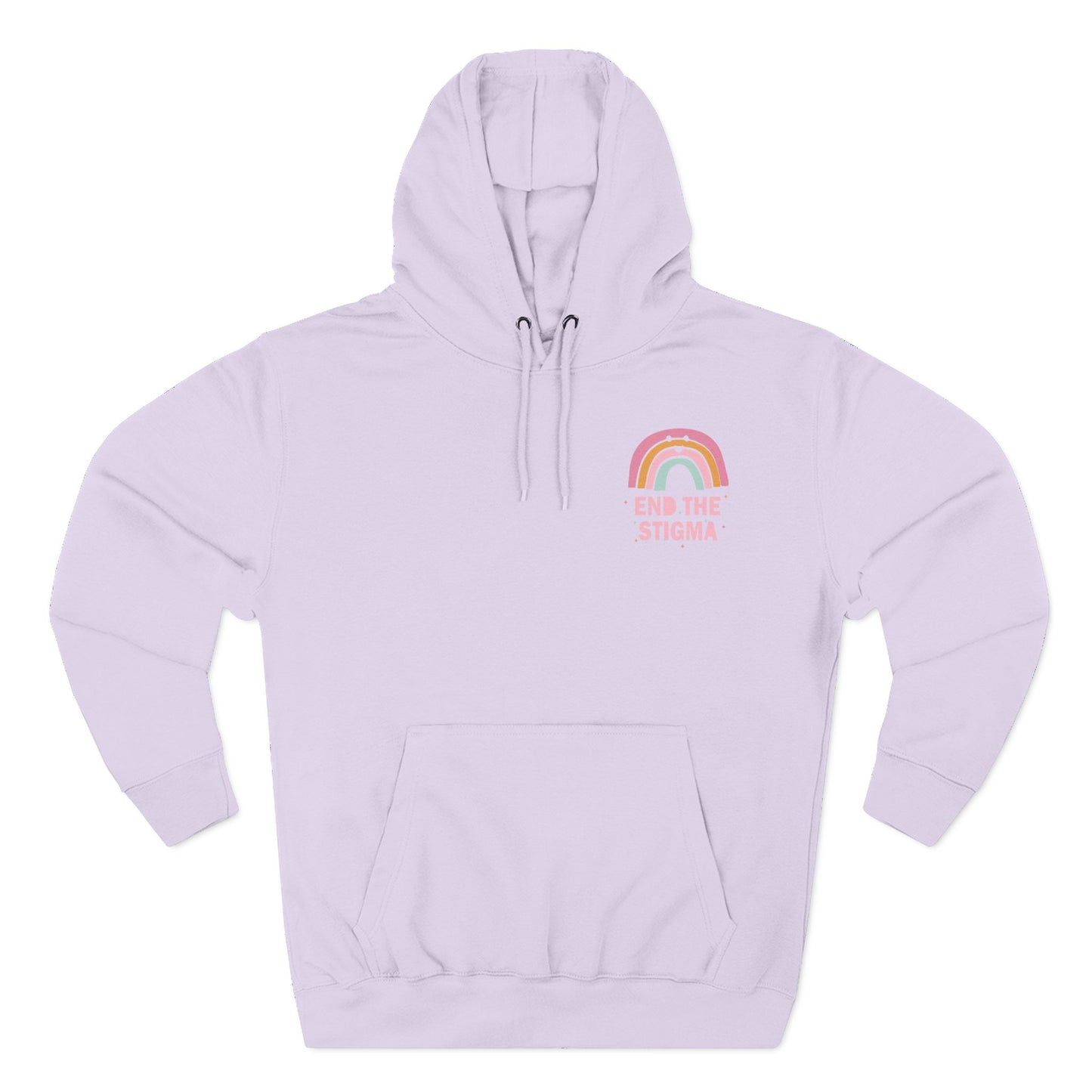 Three-Panel Fleece Hoodie-End the Stigma