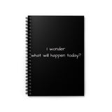 I Wonder What Will Happen Today? A Mental Health Notebook for Reflection, Curiosity, and Calm