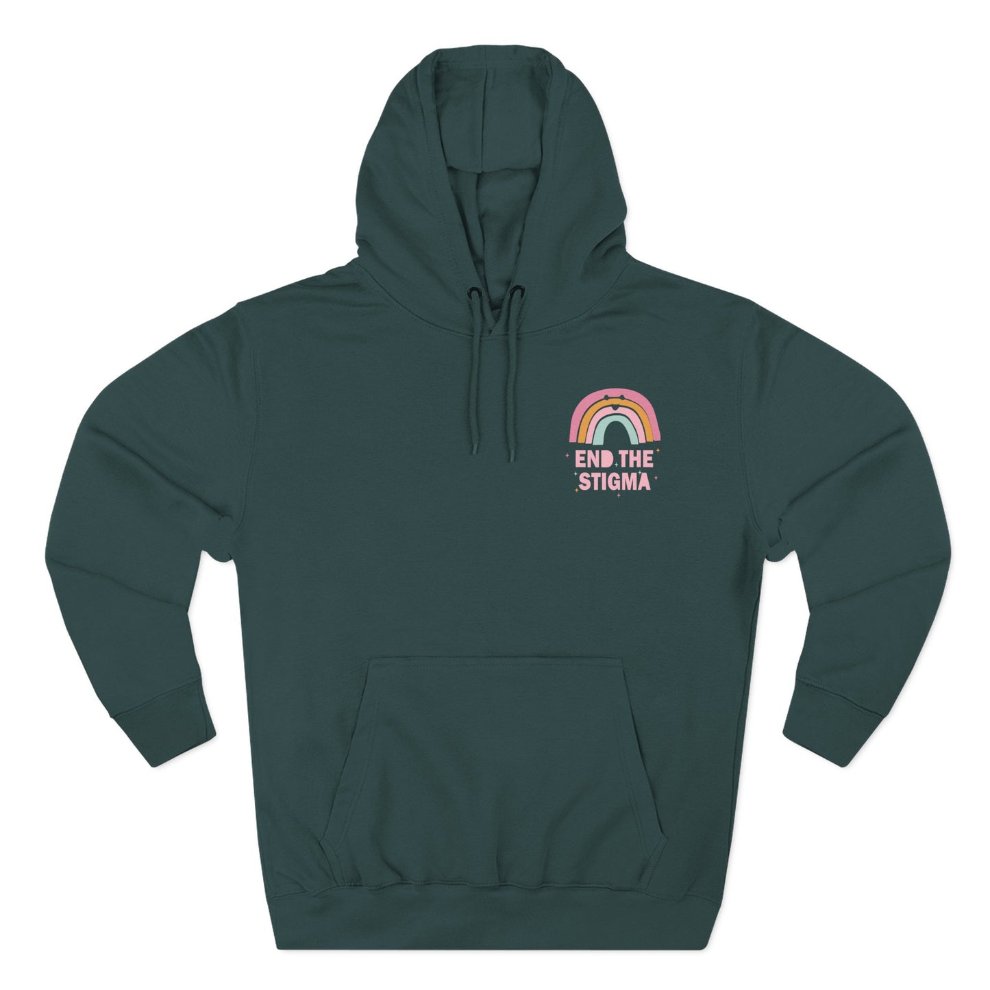 Three-Panel Fleece Hoodie-End the Stigma