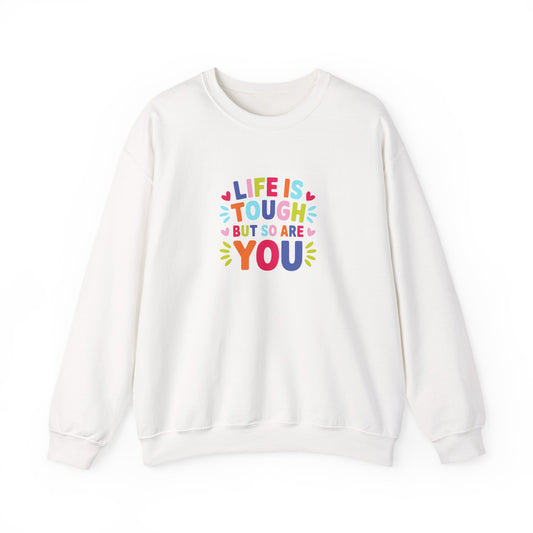 Unisex Heavy Blend™ Crewneck Sweatshirt-Life is Tough