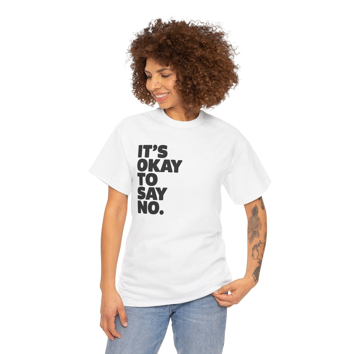 Unisex Graphic Tee - It's Ok To Say No