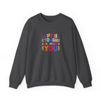 Life Is Tough Unisex Heavy Blend™ Crewneck Sweatshirt