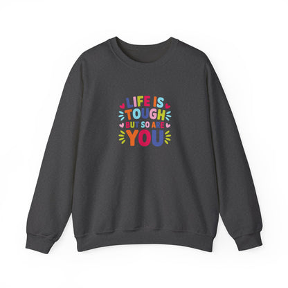Unisex Heavy Blend™ Crewneck Sweatshirt-Life is Tough