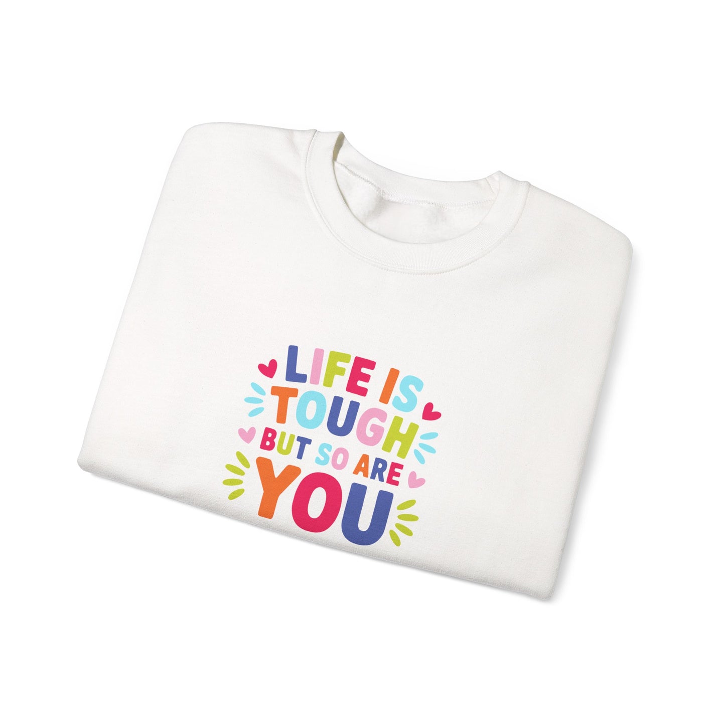 Unisex Heavy Blend™ Crewneck Sweatshirt-Life is Tough