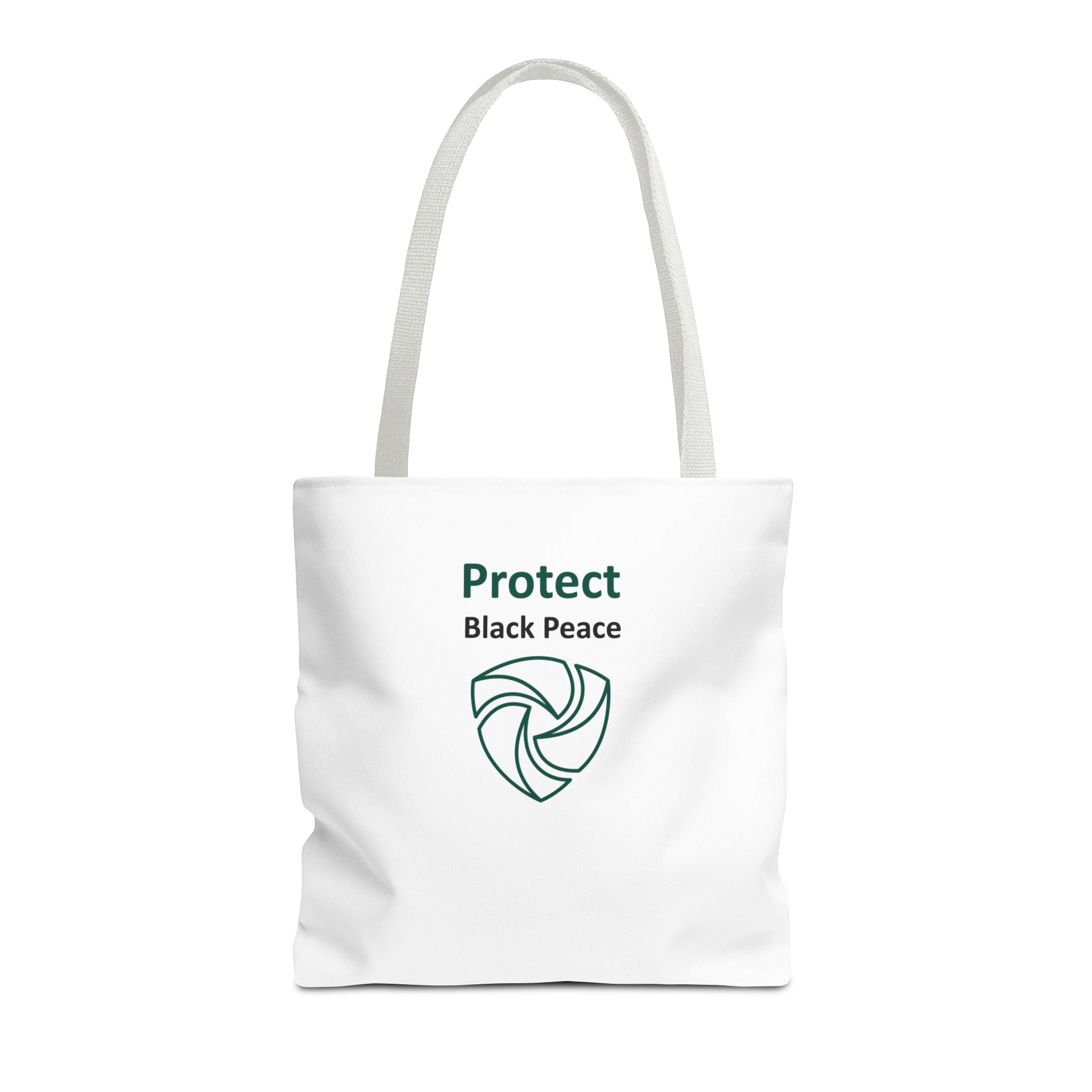 Protect Black Peace Tote Bag