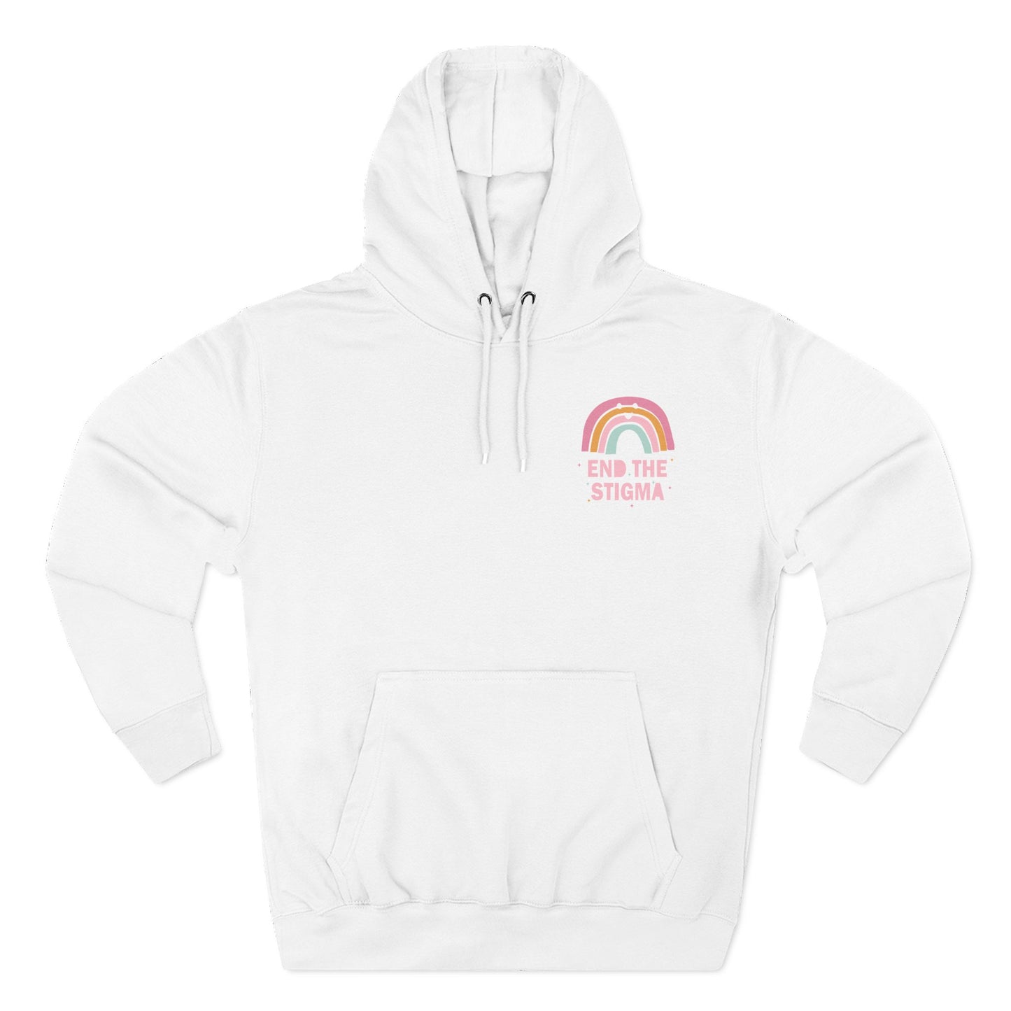 Three-Panel Fleece Hoodie-End the Stigma