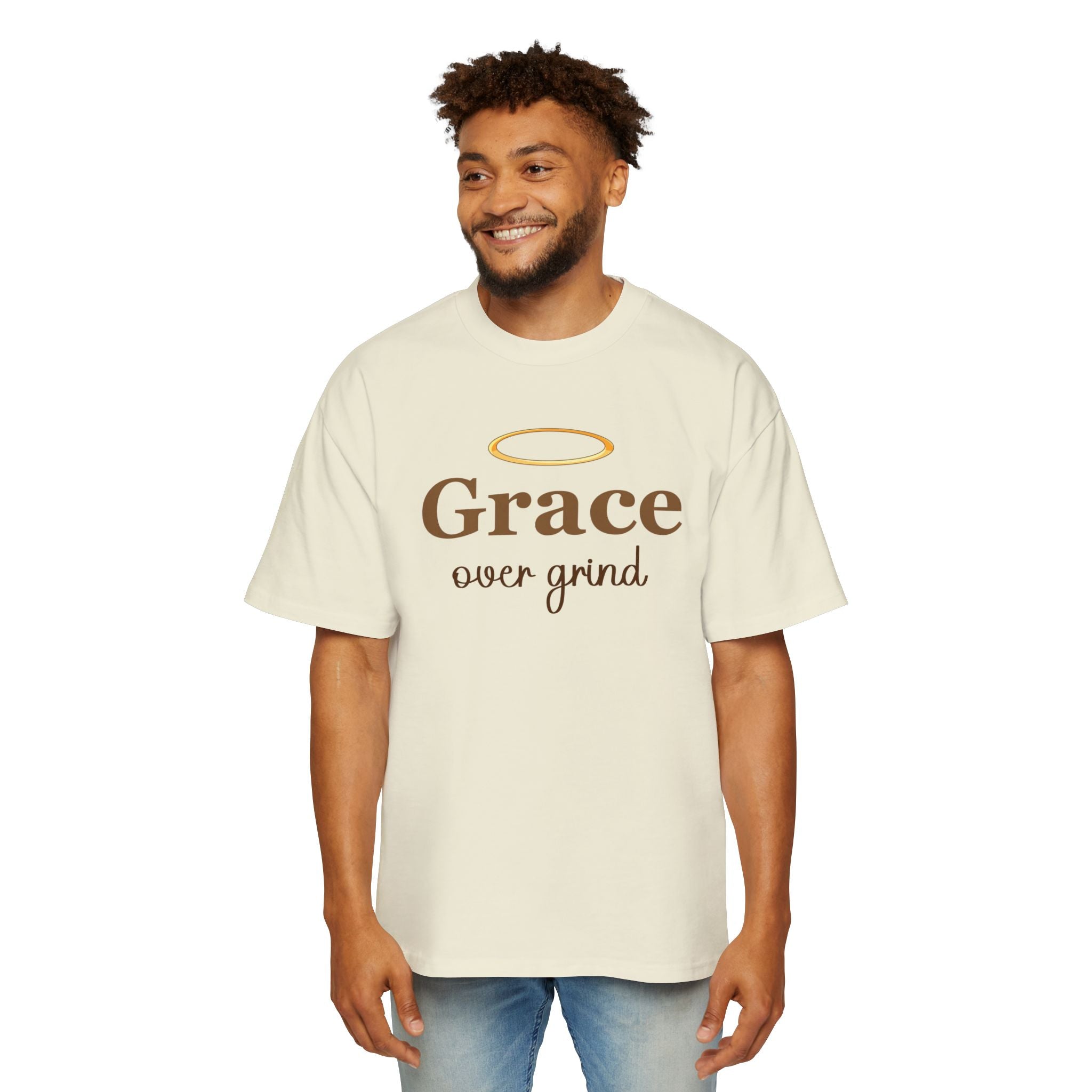 Grace Over Grind Oversized Tee