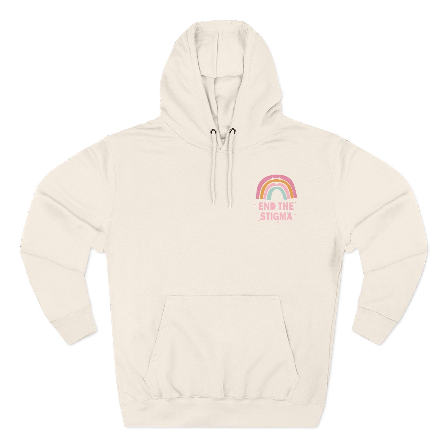 Three-Panel Fleece Hoodie-End the Stigma