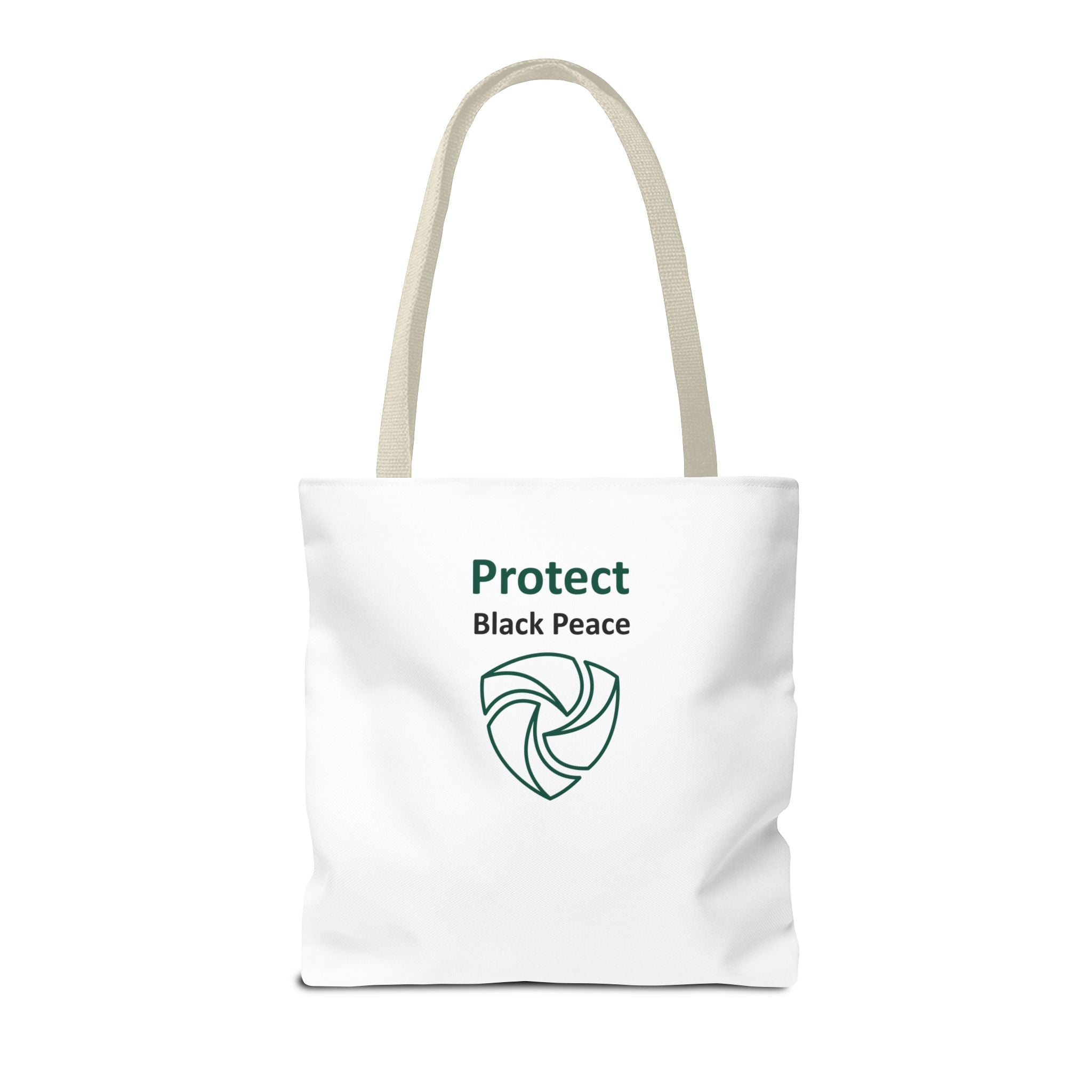 Protect Black Peace Tote Bag