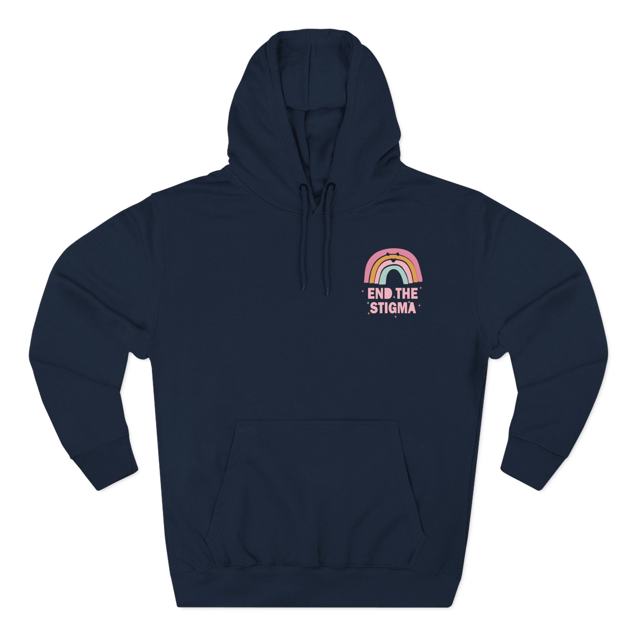Three-Panel Fleece Hoodie-End the Stigma