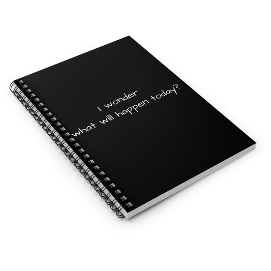 I Wonder What Will Happen Today? A Mental Health Notebook for Reflection, Curiosity, and Calm