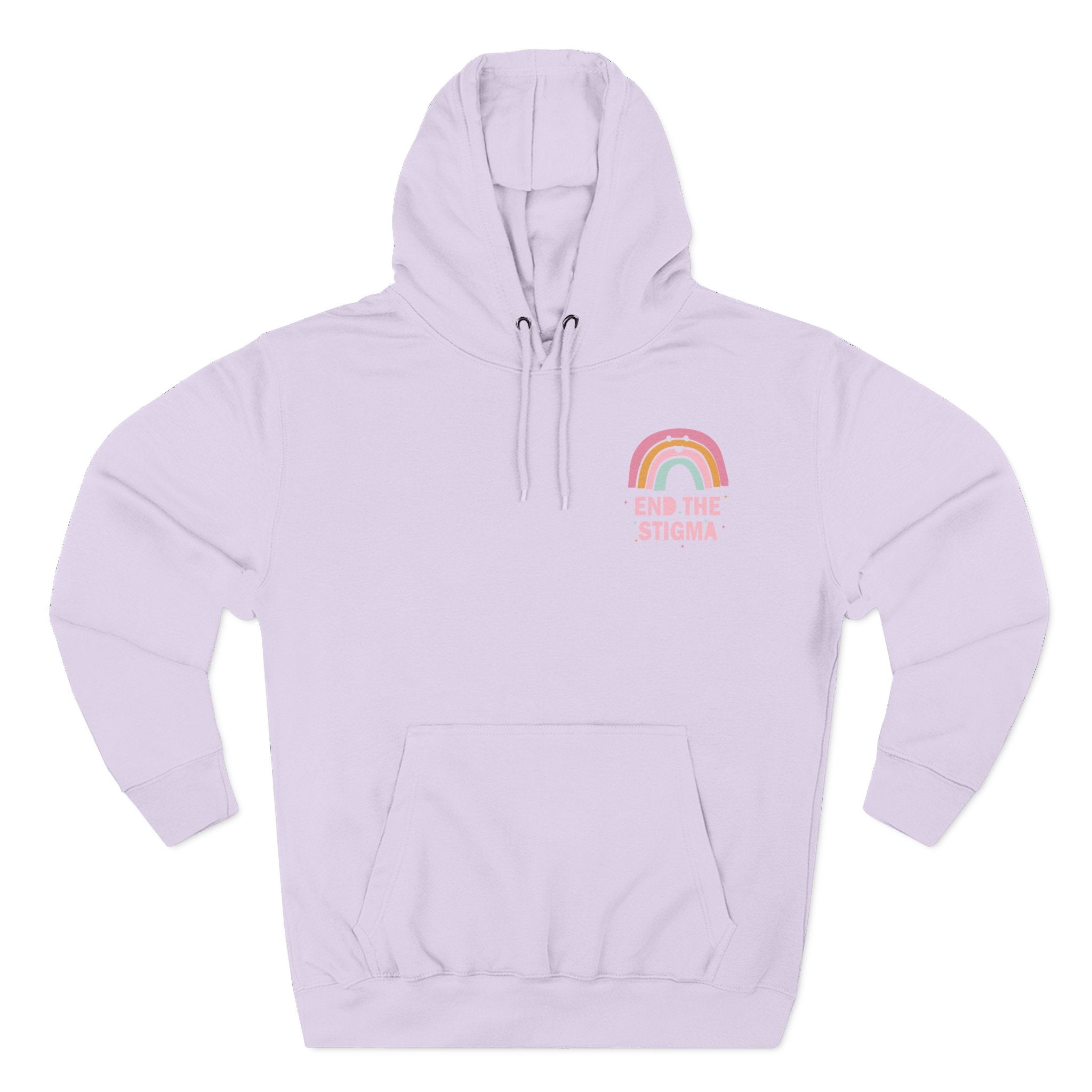 Three-Panel Fleece Hoodie-End the Stigma
