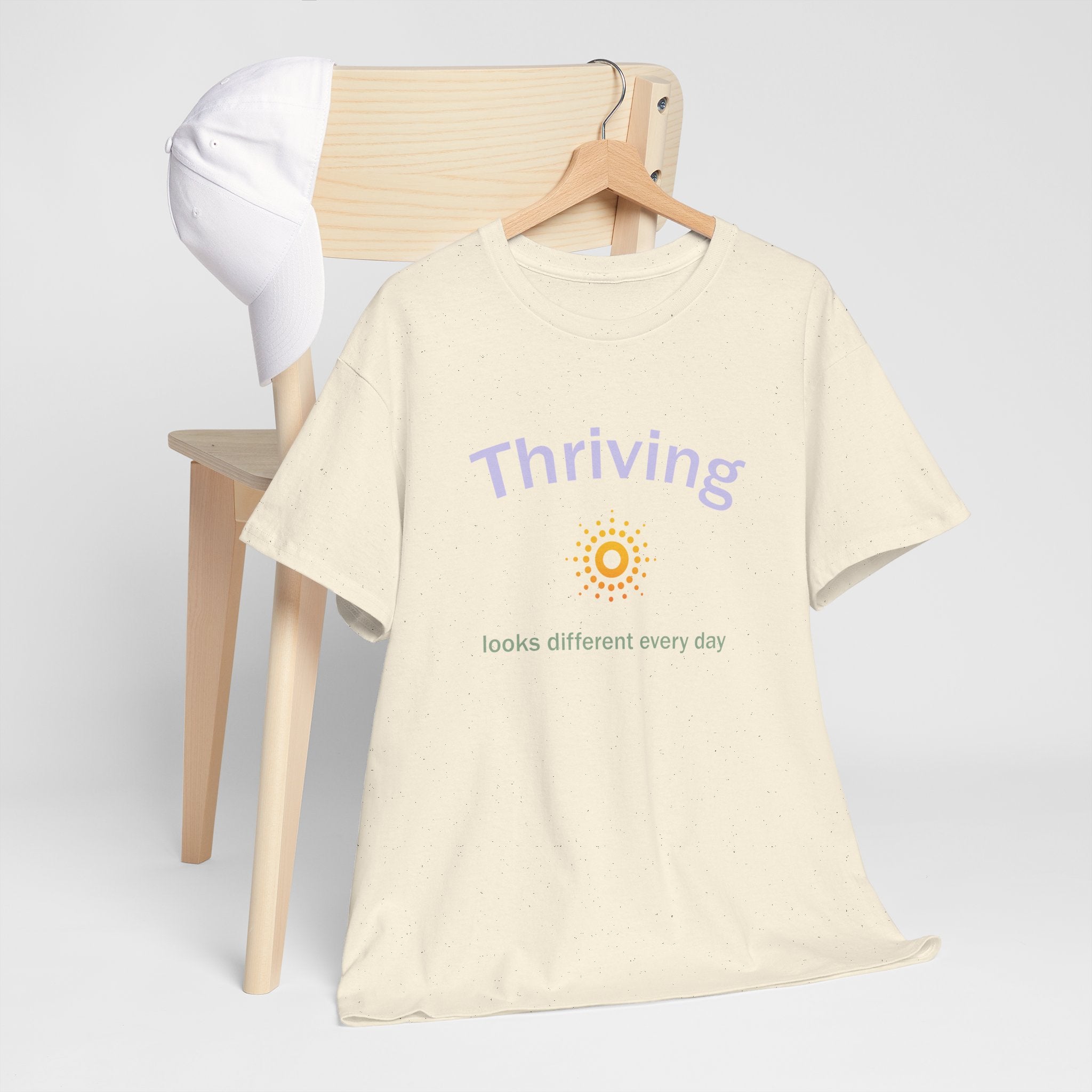 Thriving Looks Different Heavy Cotton Tee