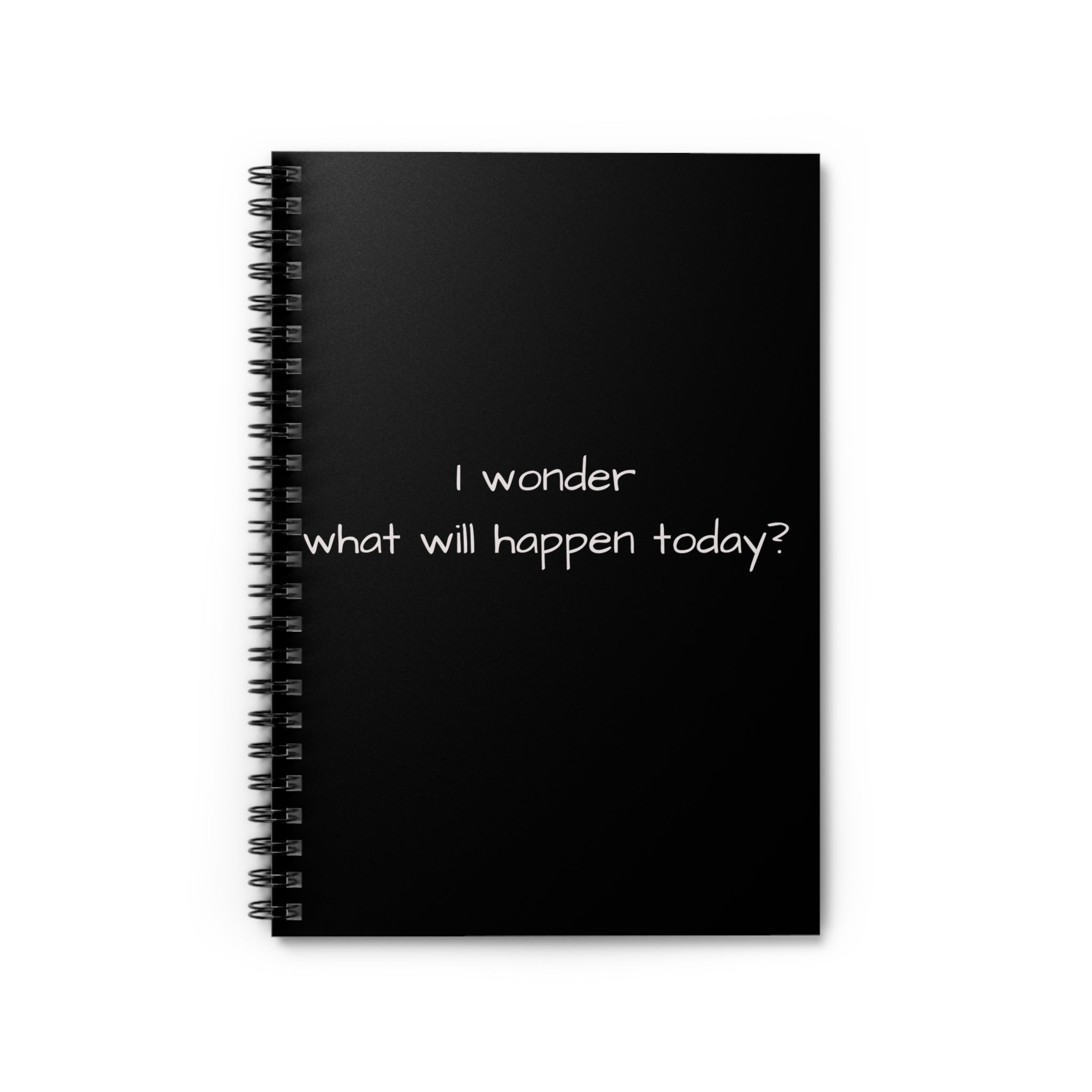 I Wonder What Will Happen Today? – Mental Health Notebook