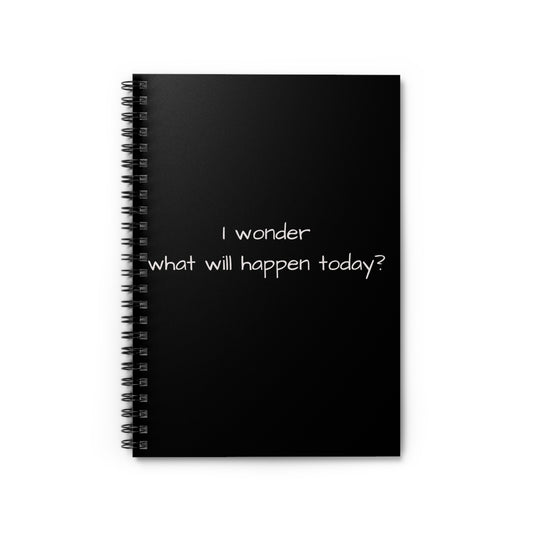 I Wonder What Will Happen Today? A Mental Health Notebook for Reflection, Curiosity, and Calm