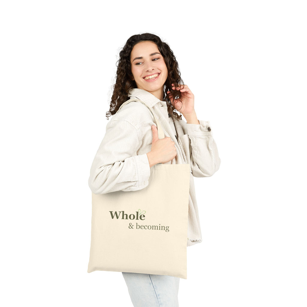 Whole and Becoming Canvas Tote Bag