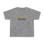 Emotionally Wealthy Unisex Mineral Wash T-Shirt