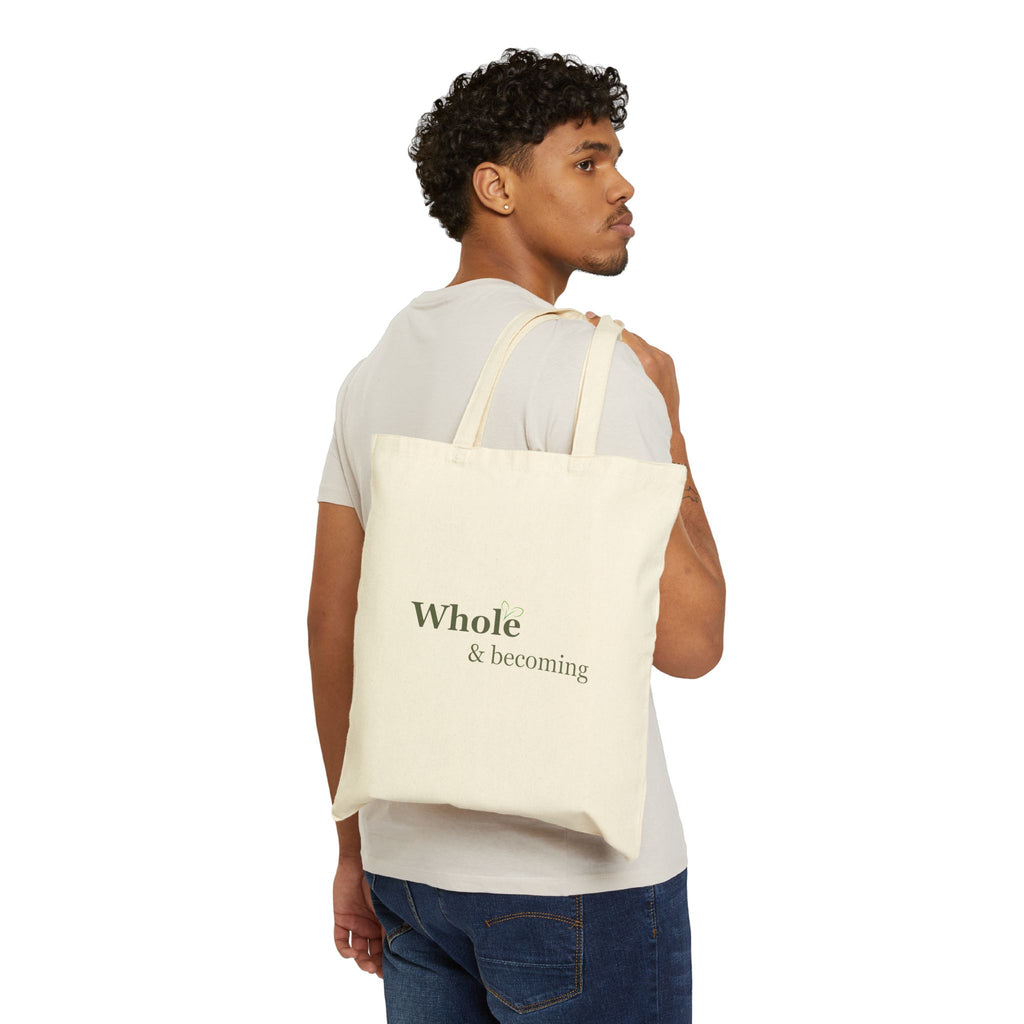 Whole and Becoming Canvas Tote Bag