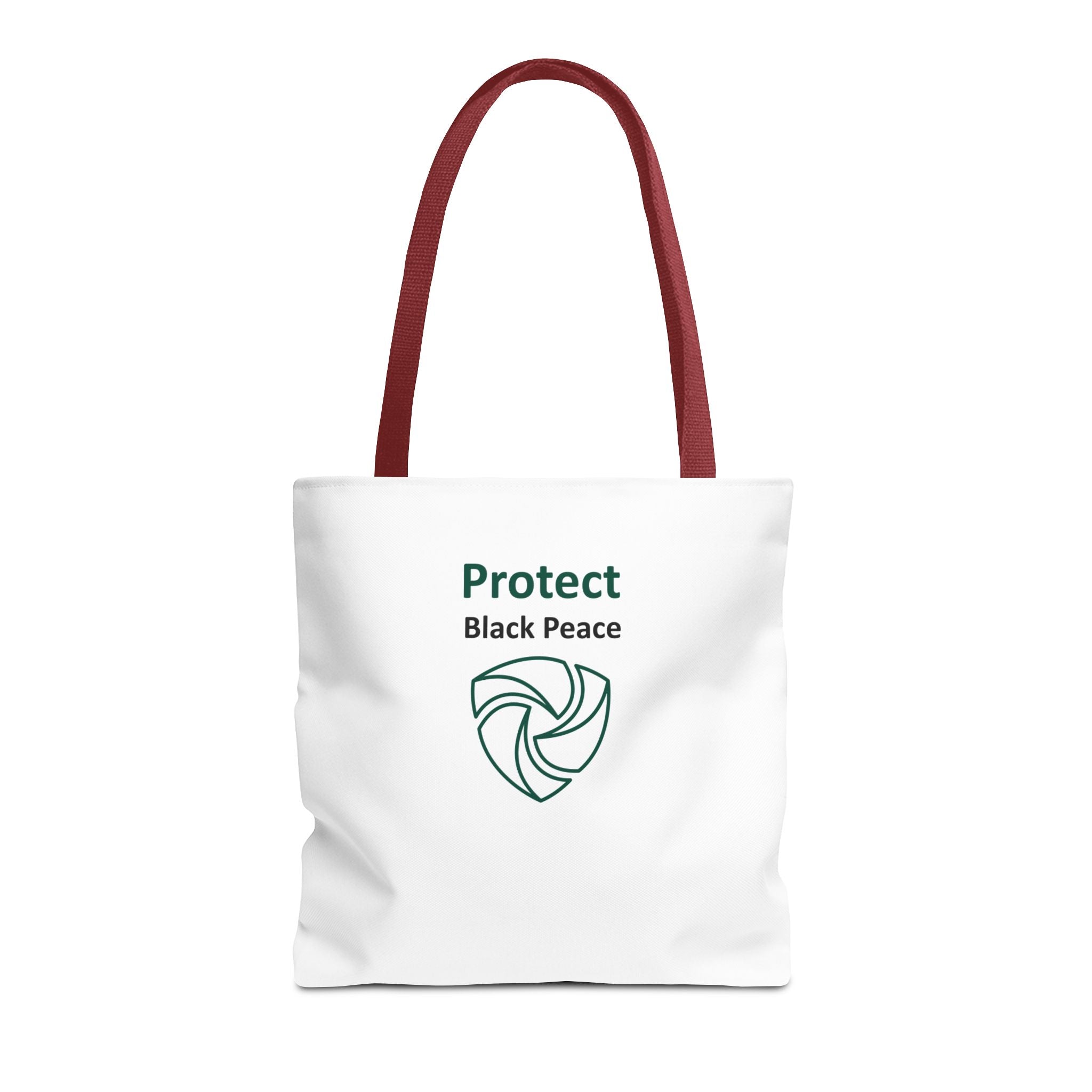 Protect Black Peace Tote Bag