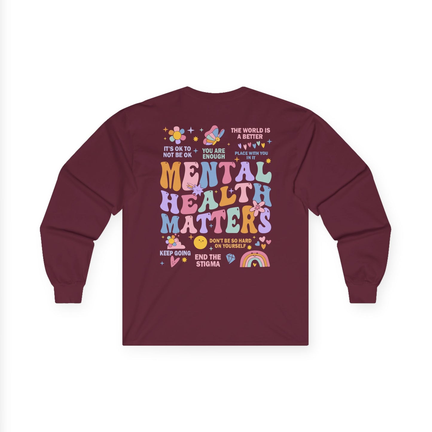 Unisex Ultra Cotton Long Sleeve Tee-End the Stigma
