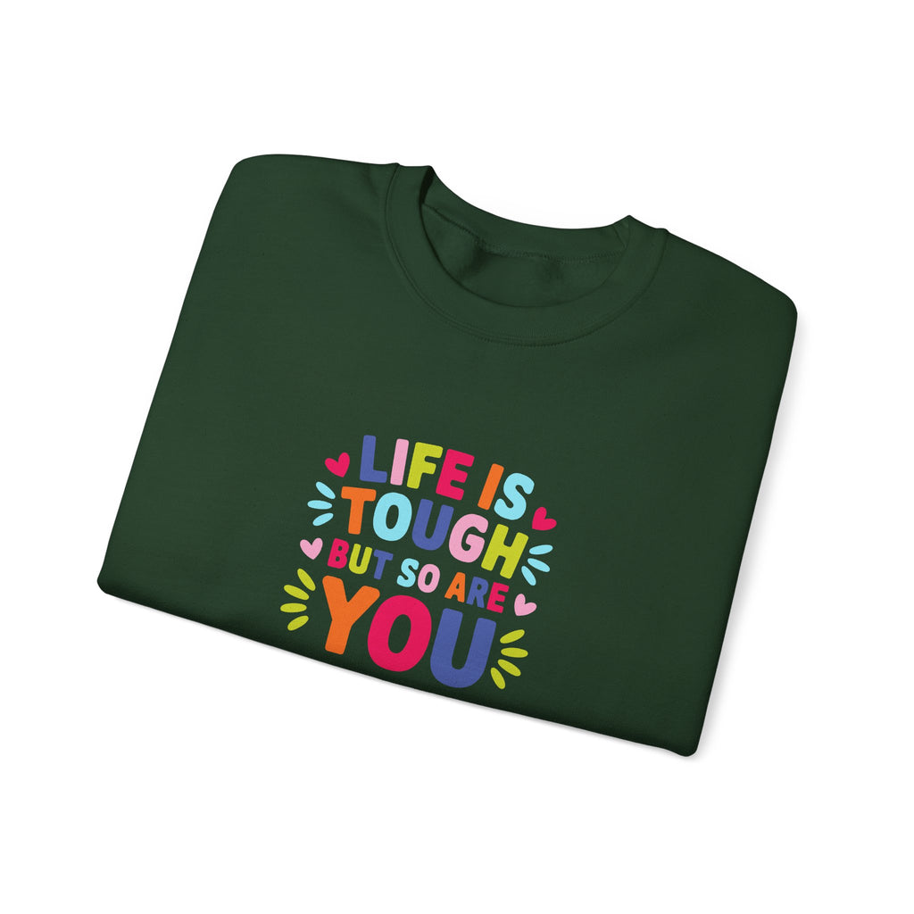 Life Is Tough Unisex Heavy Blend™ Crewneck Sweatshirt