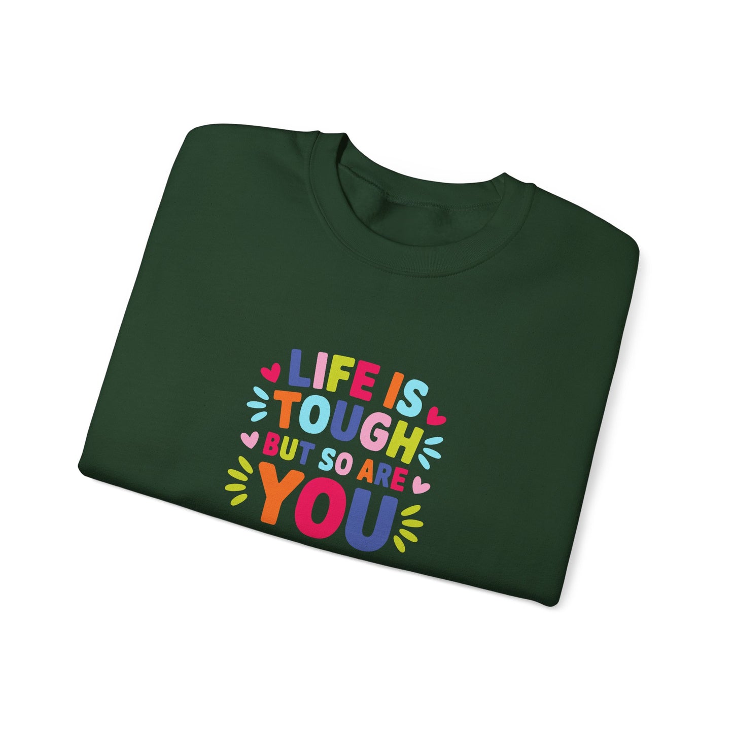 Unisex Heavy Blend™ Crewneck Sweatshirt-Life is Tough