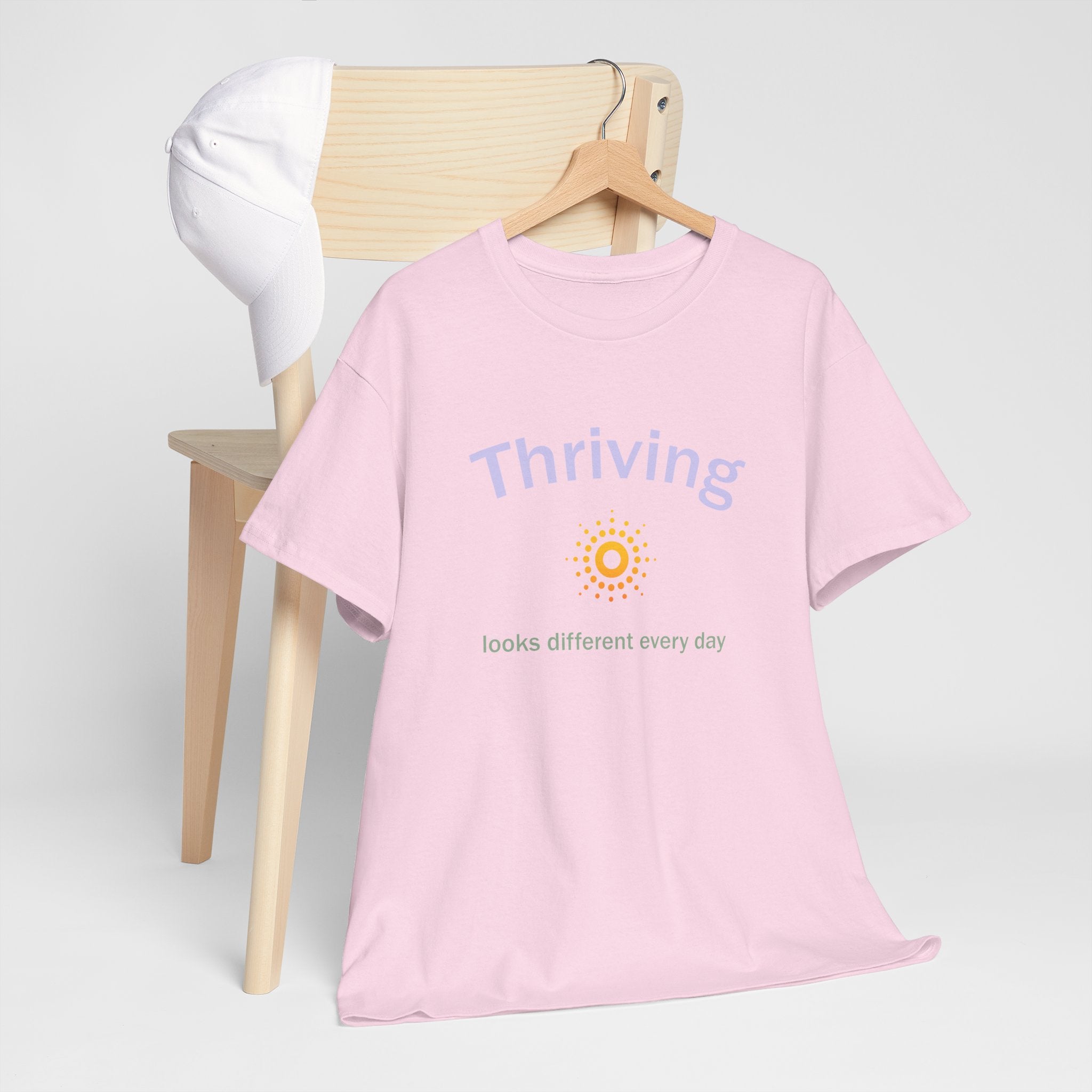 Thriving Looks Different Heavy Cotton Tee