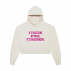 Protect Your Peace Cropped Hoodie