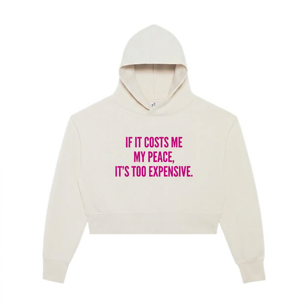 Protect Your Peace Cropped Hoodie
