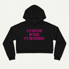 Protect Your Peace Cropped Hoodie
