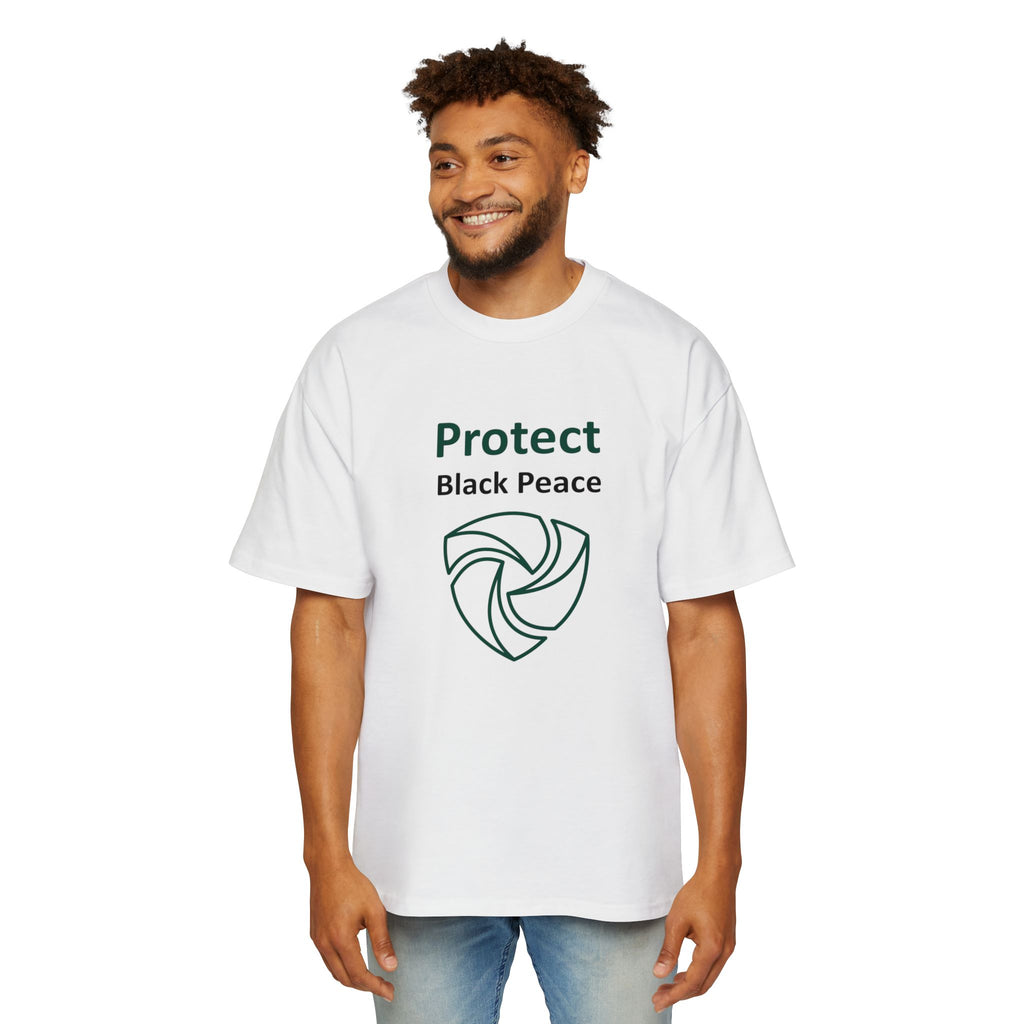 Protect Black Peace Heavy Oversized Tee