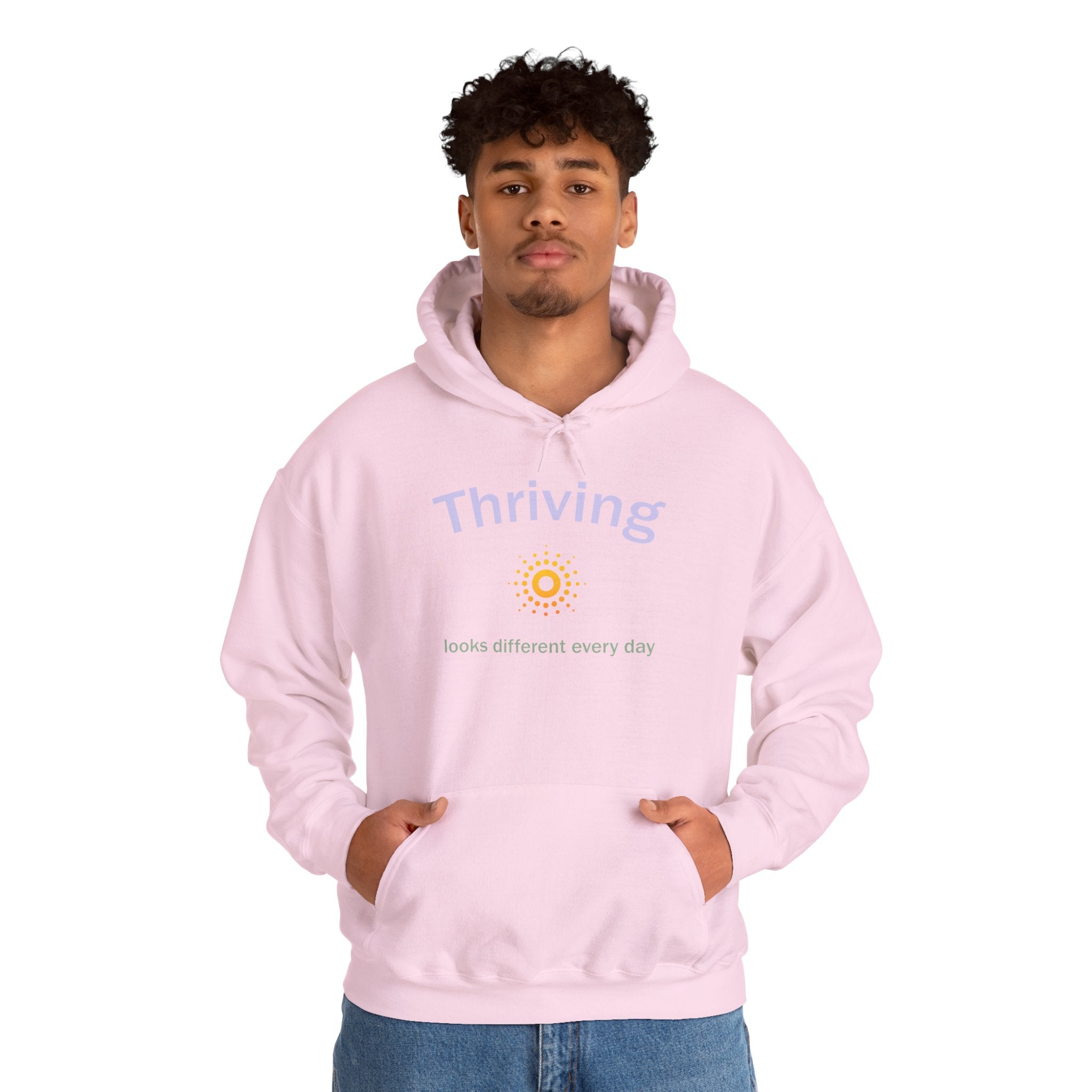 Thriving Looks Different Heavy Blend™ Hooded Sweatshirt