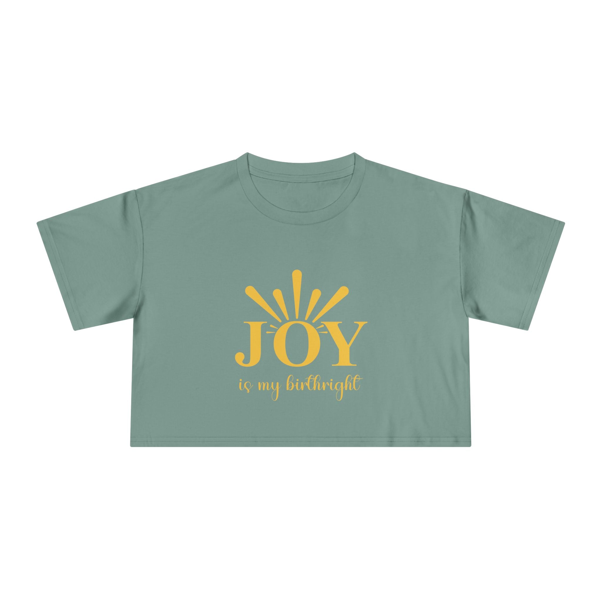 Joy Is My Birthright Crop Tee