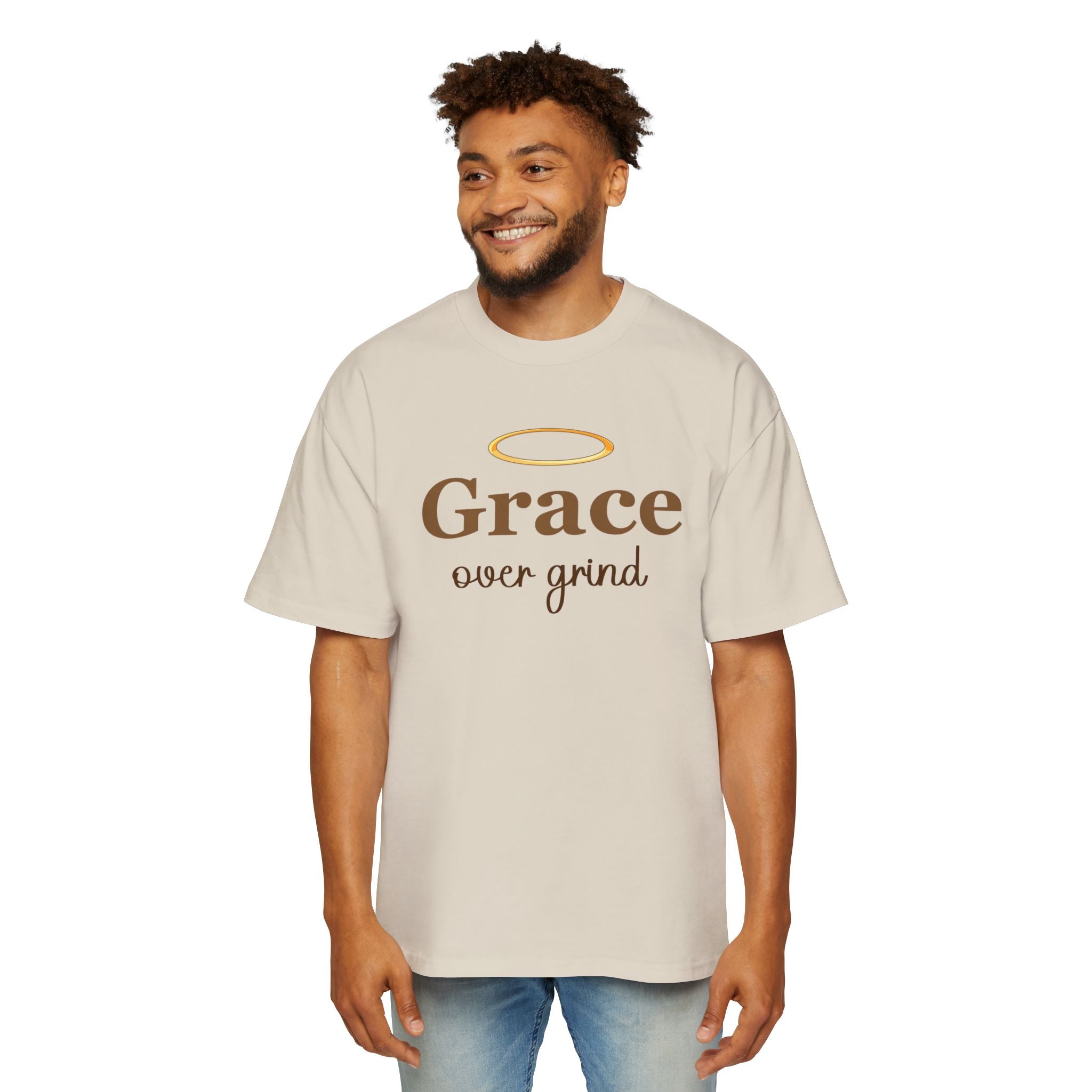 Grace Over Grind Oversized Tee