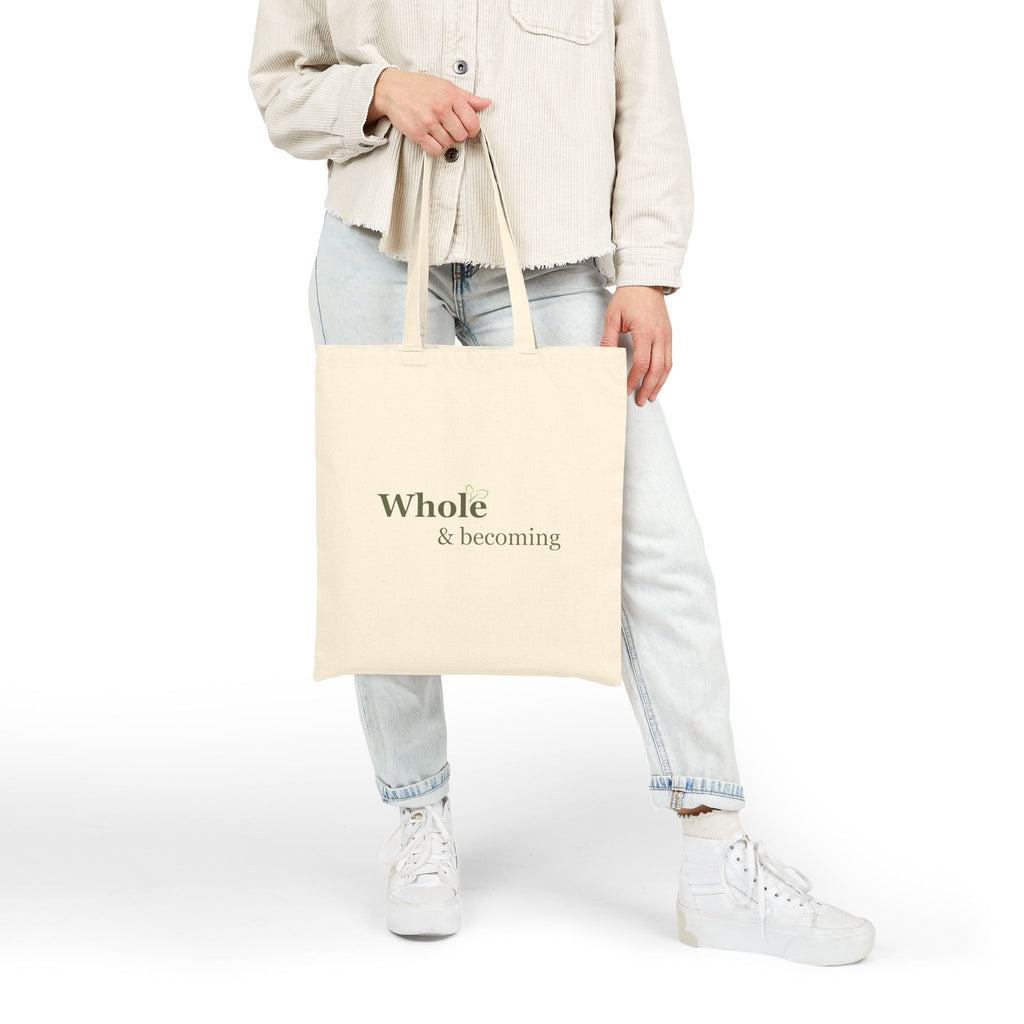 Whole and Becoming Canvas Tote Bag