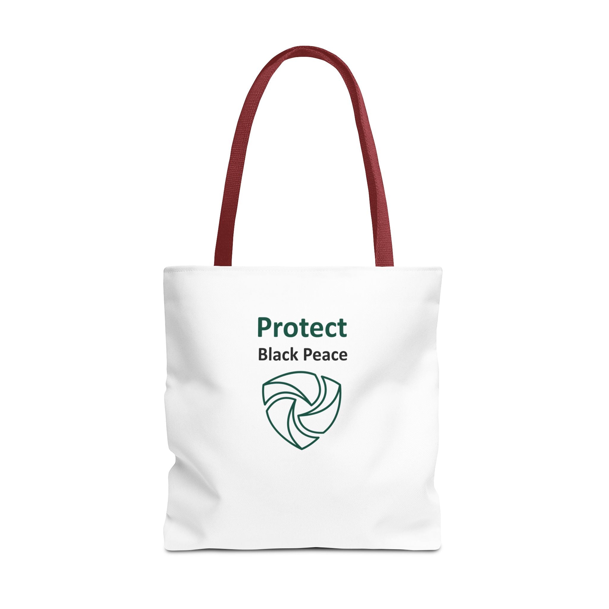 Protect Black Peace Tote Bag