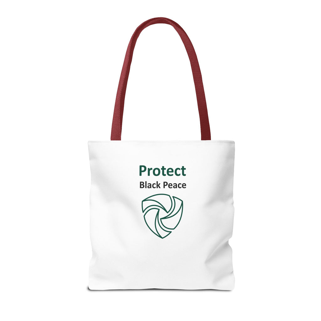 Protect Black Peace Tote Bag