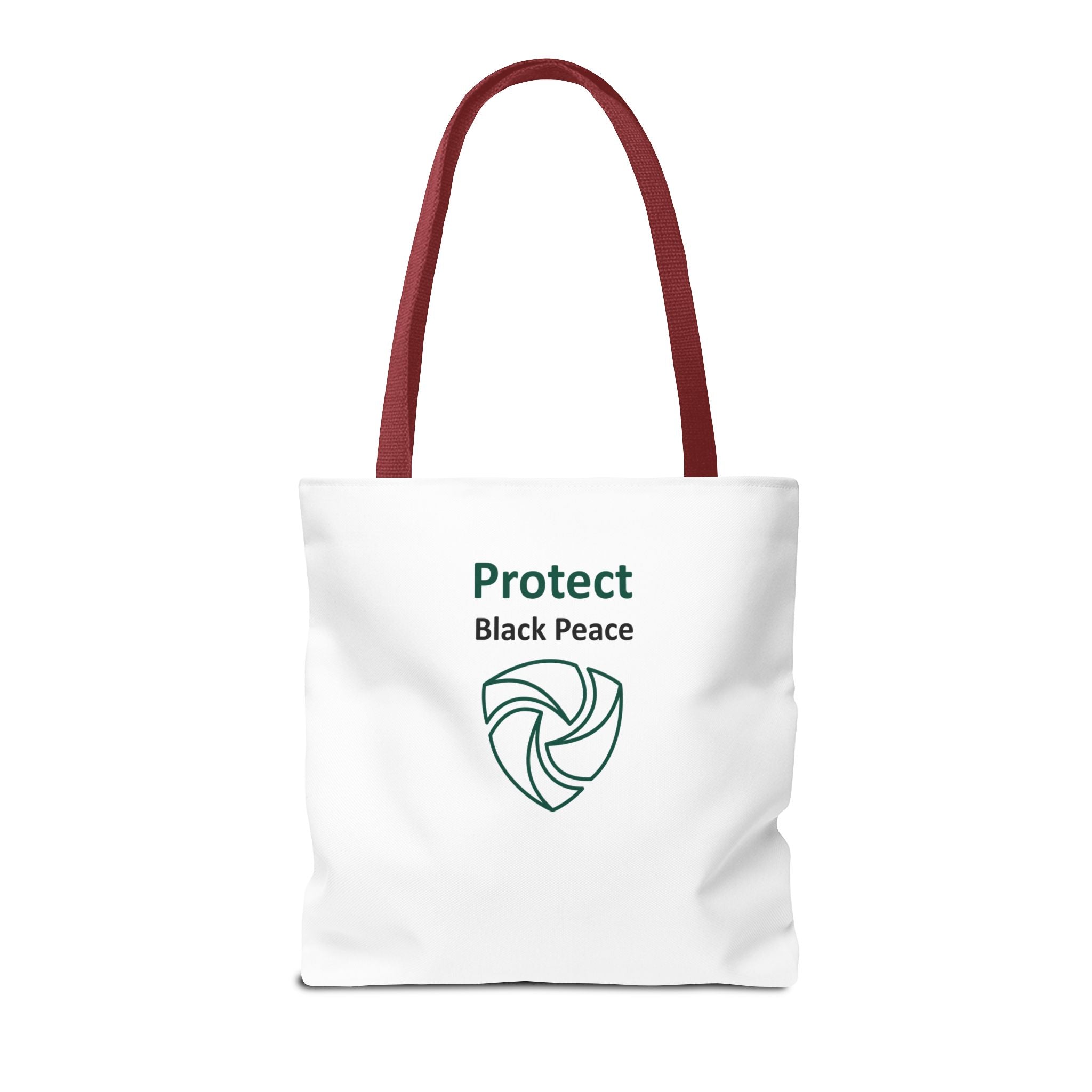 Protect Black Peace Tote Bag