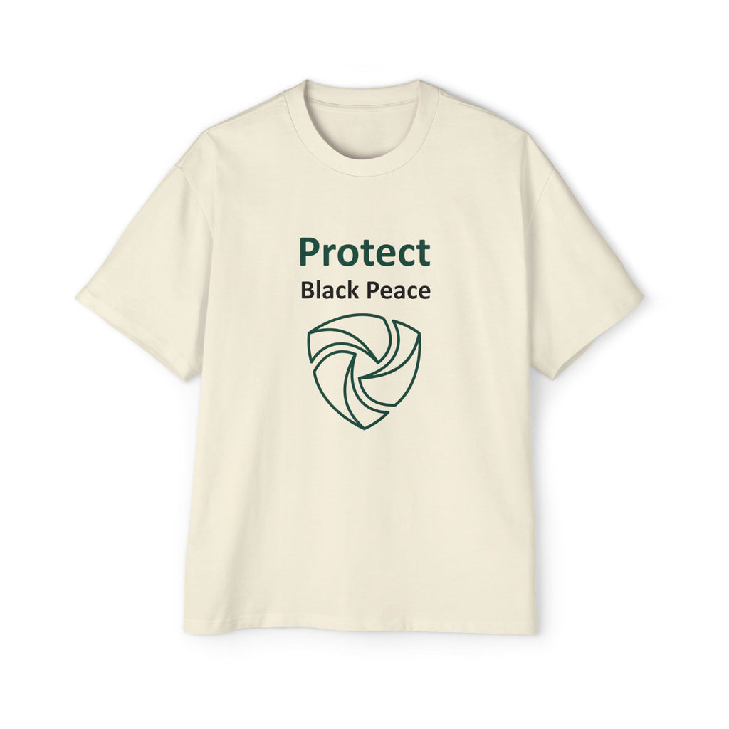 Protect Black Peace Heavy Oversized Tee