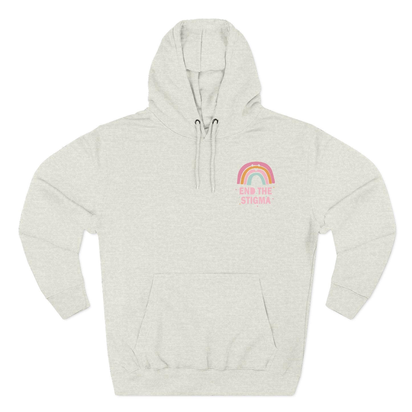 Three-Panel Fleece Hoodie-End the Stigma