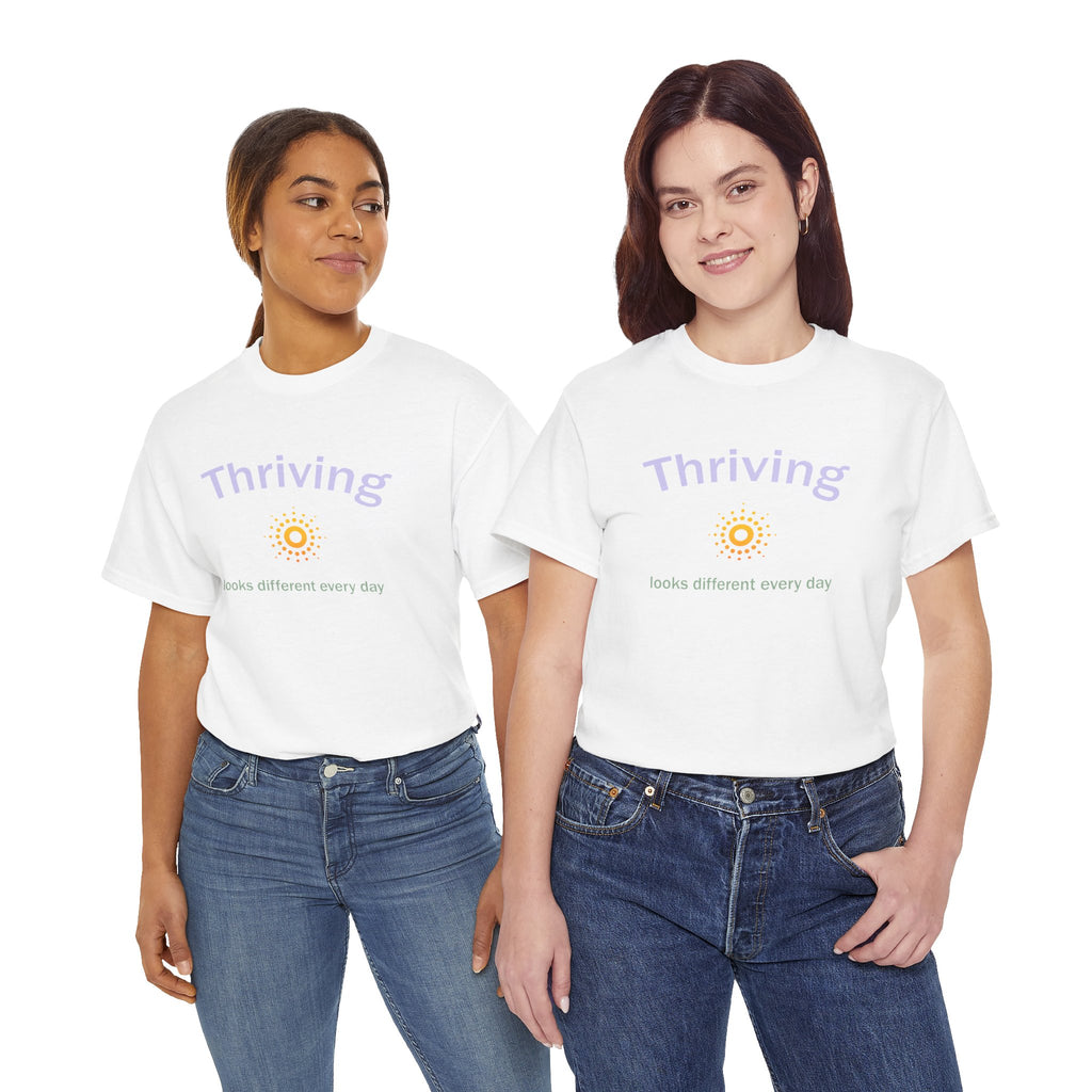Thriving Looks Different Heavy Cotton Tee