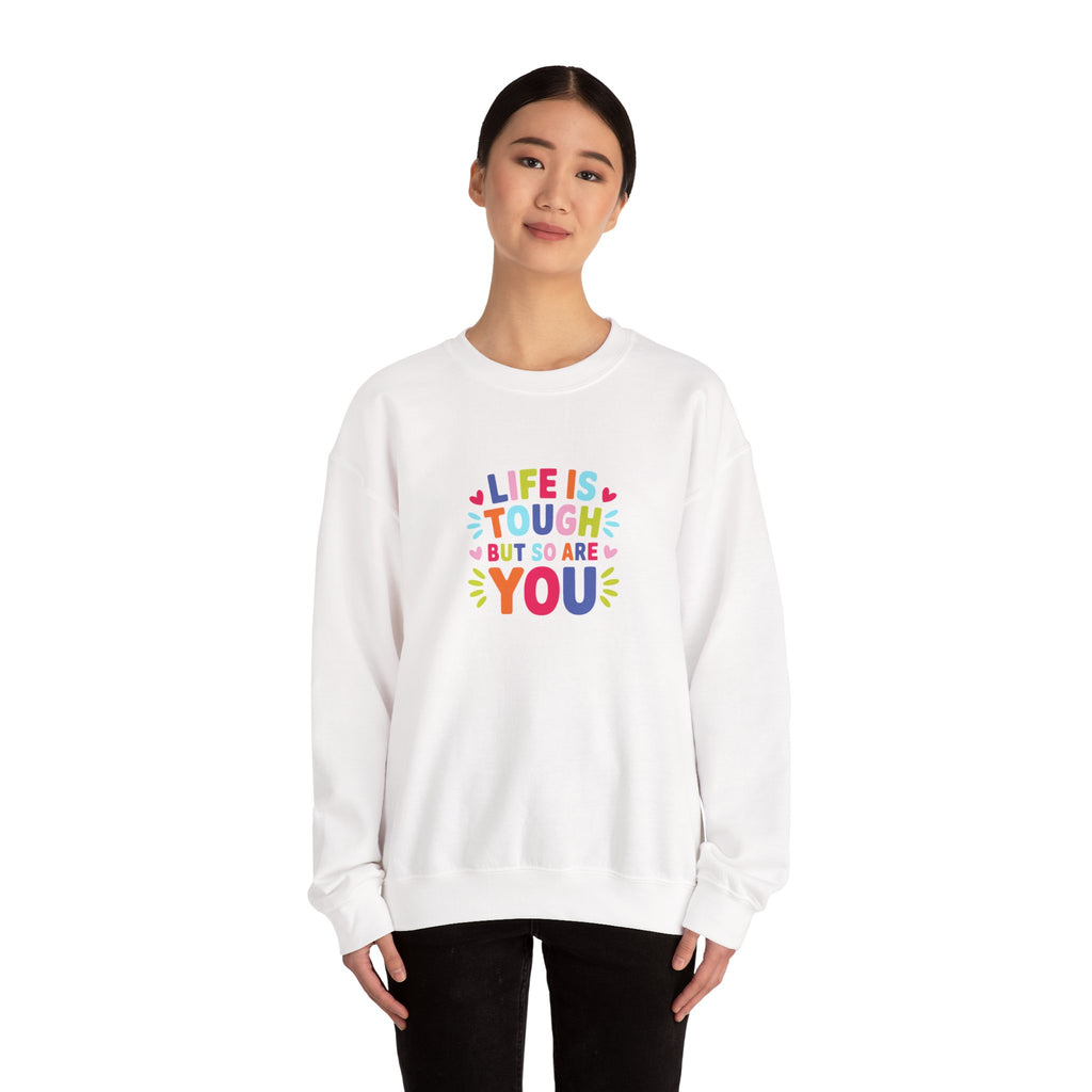 Life Is Tough Unisex Heavy Blend™ Crewneck Sweatshirt