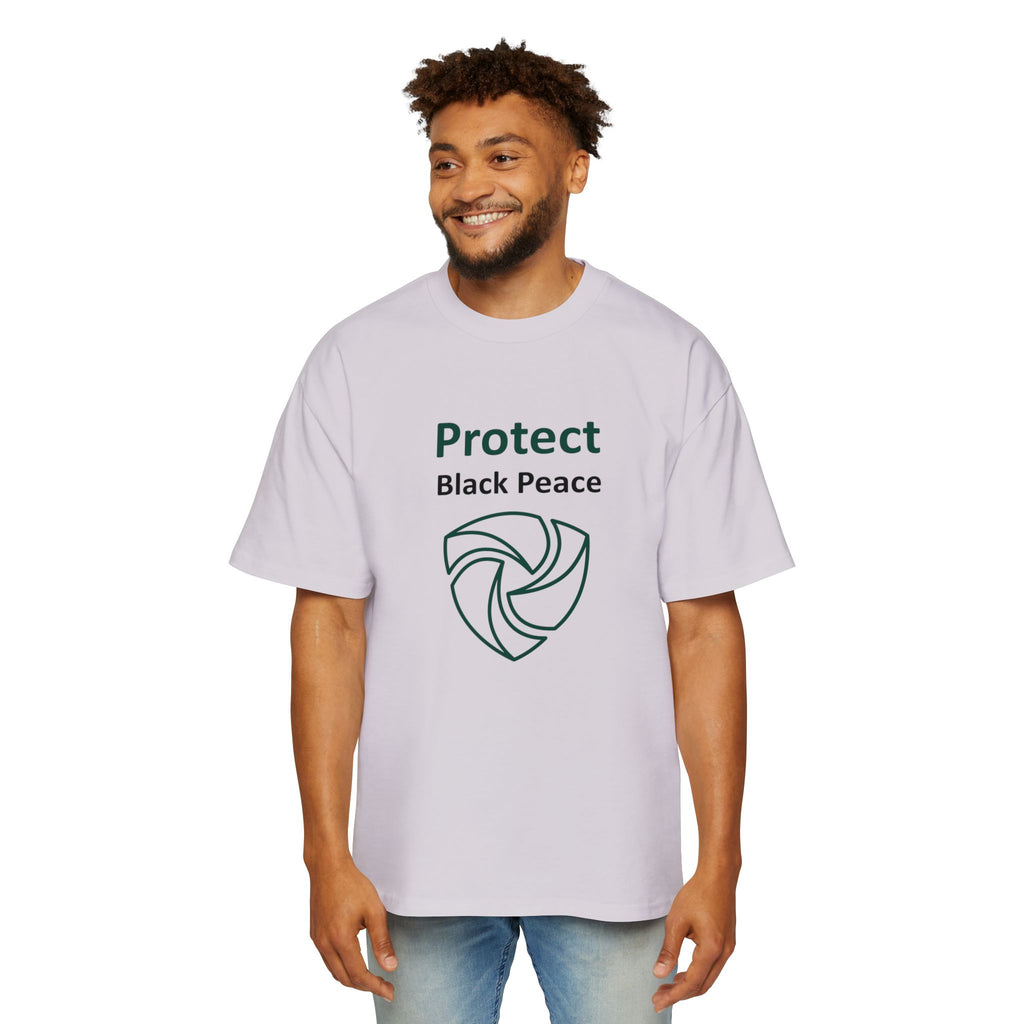 Protect Black Peace Heavy Oversized Tee