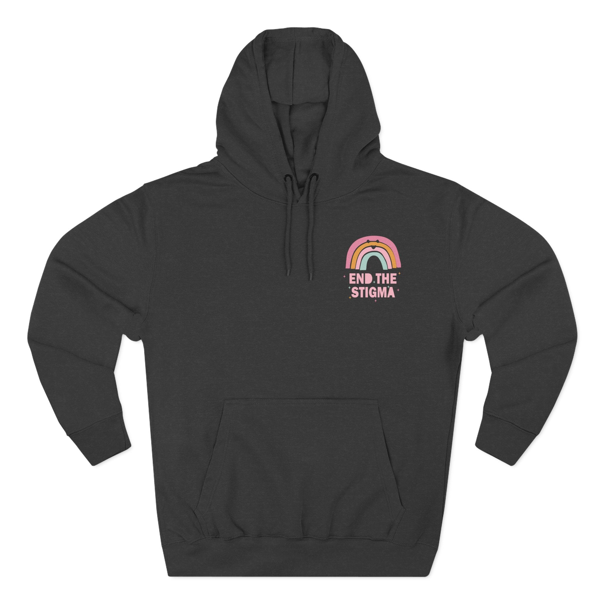 Three-Panel Fleece Hoodie-End the Stigma
