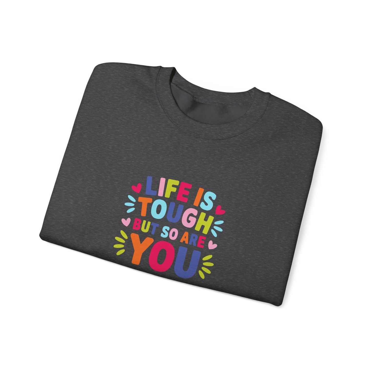 Unisex Heavy Blend™ Crewneck Sweatshirt-Life is Tough