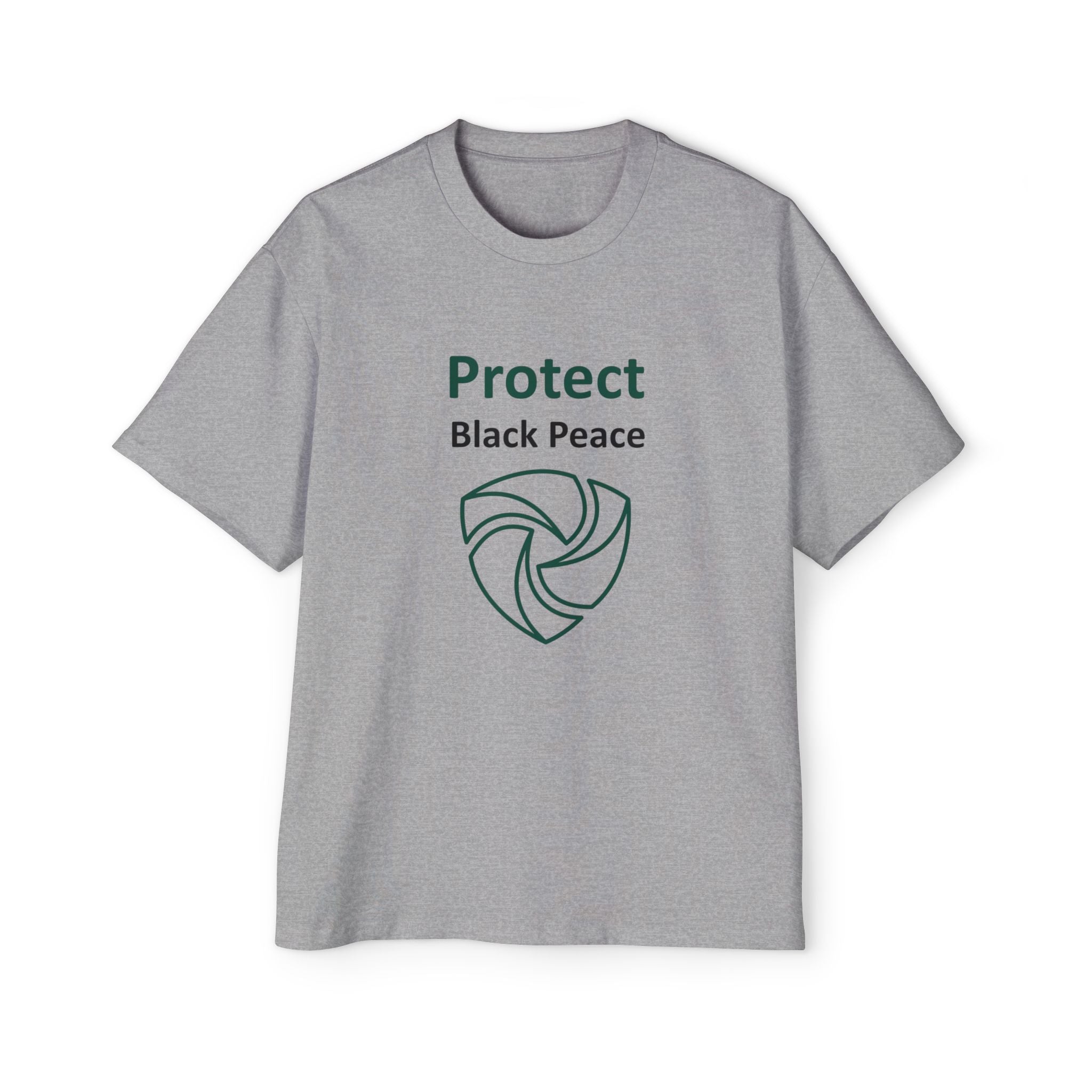 Protect Black Peace Heavy Oversized Tee