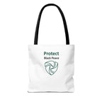 Protect Black Peace Tote Bag