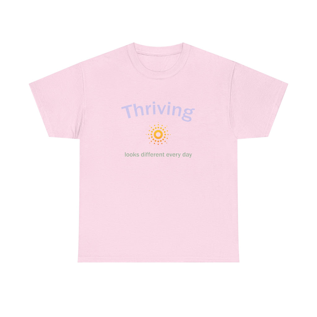 Thriving Looks Different Heavy Cotton Tee