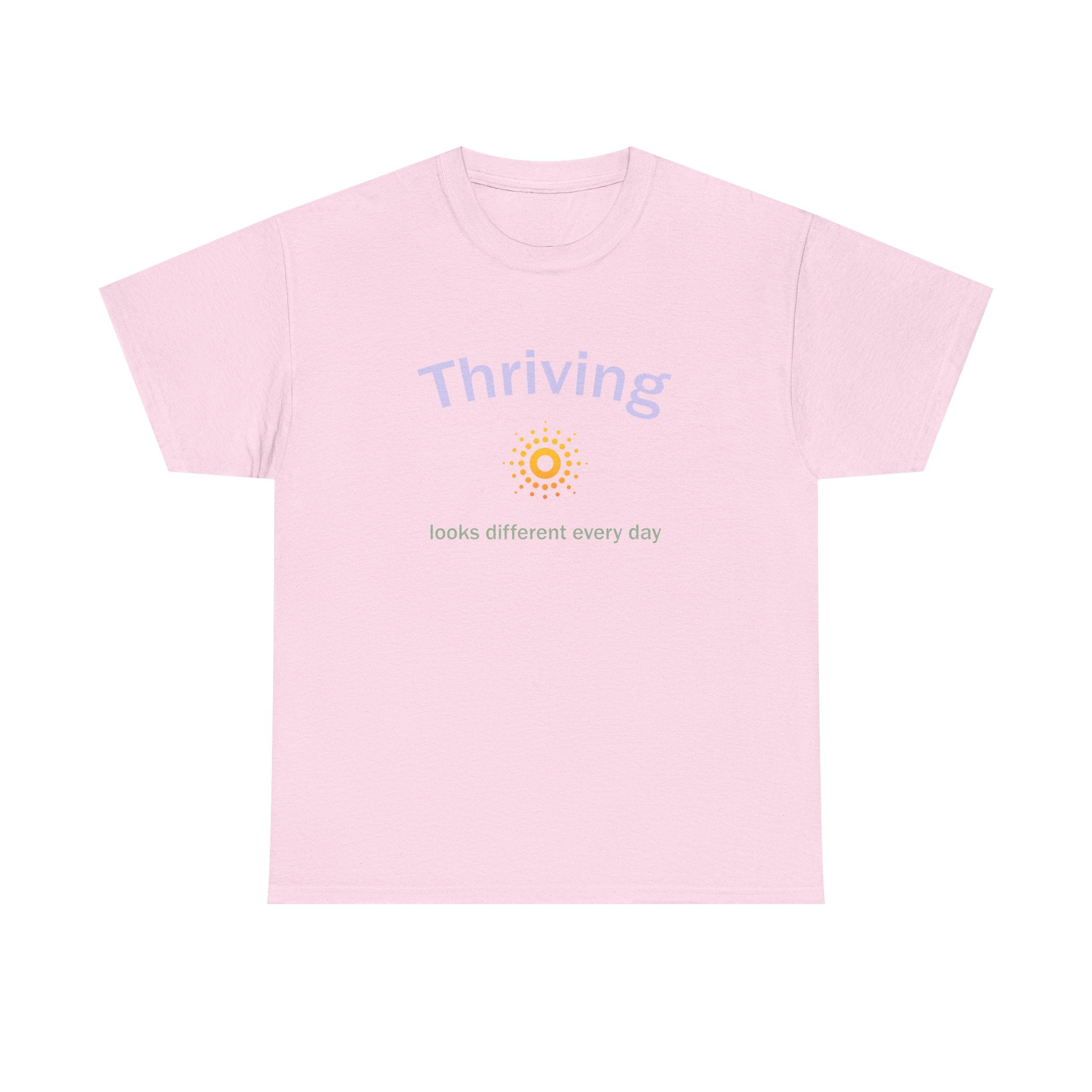 Thriving Looks Different Heavy Cotton Tee