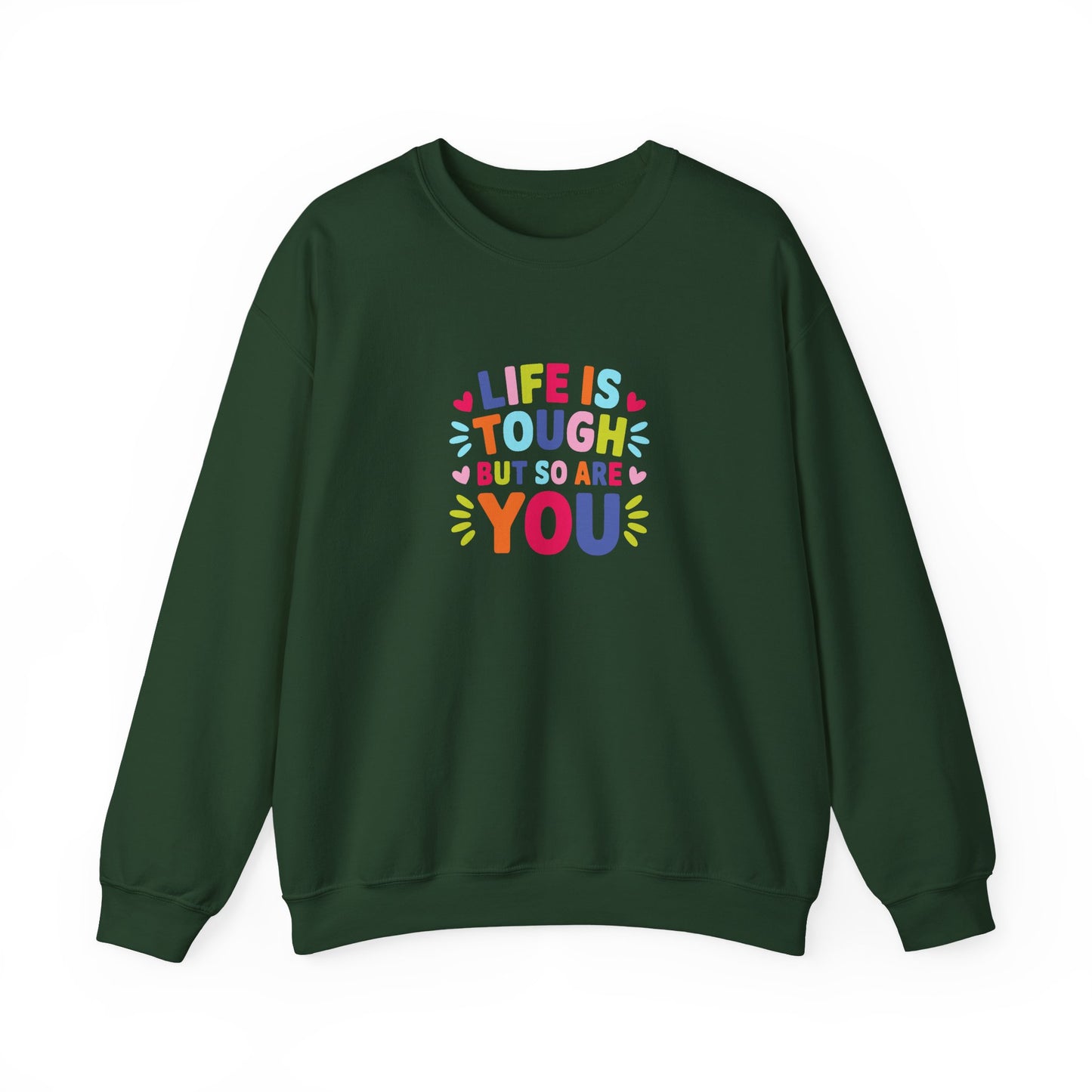 Unisex Heavy Blend™ Crewneck Sweatshirt-Life is Tough
